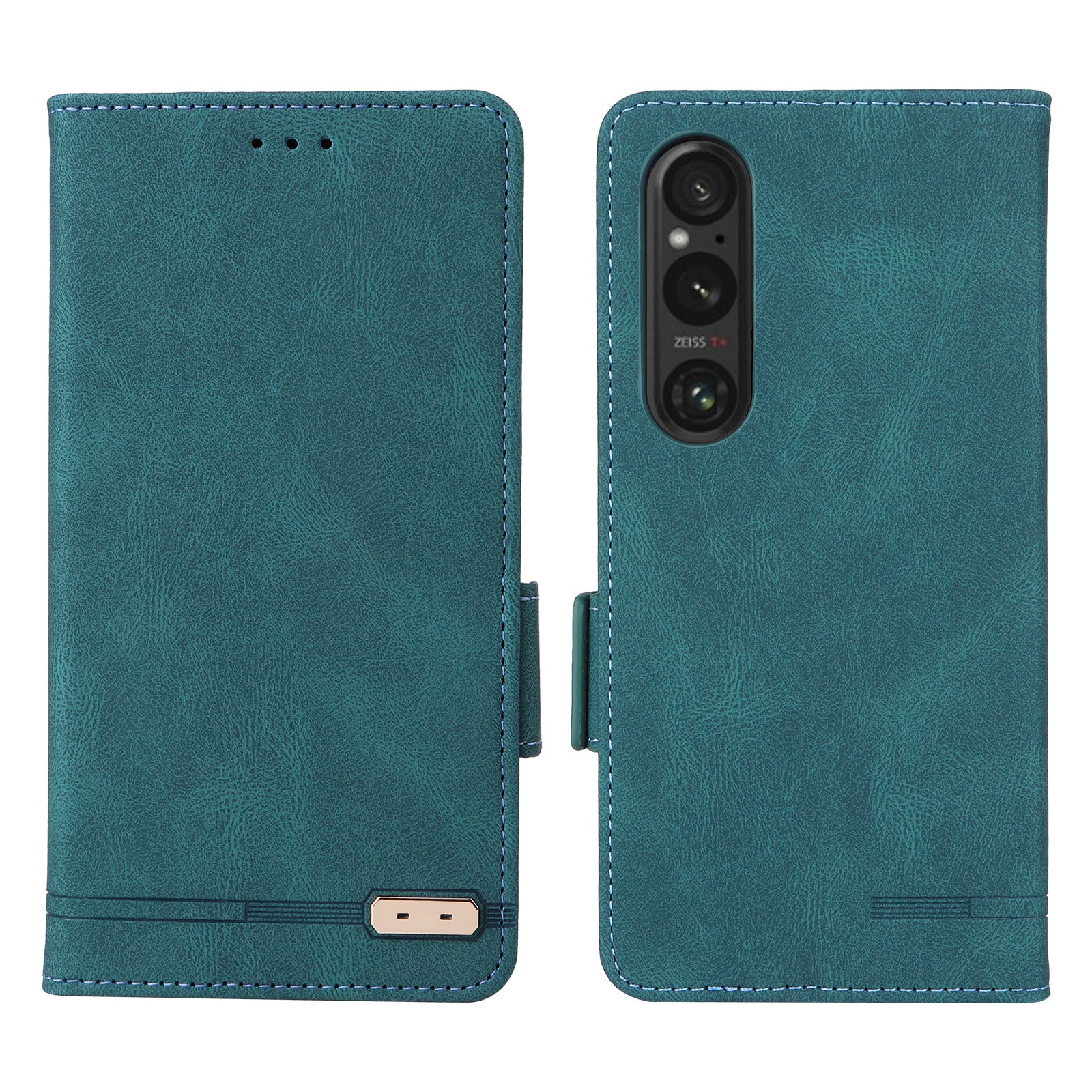 For Sony Xperia 1 VI Phone Case Hardware Decor PU Leather Flip Stand Wallet Cover For Sony Xperia 1 VI Phone Case Hardware Decor PU Leather Flip Stand Wallet Cover